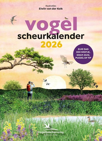 Productafbeelding: voorkant van Vogel scheurkalender 2026