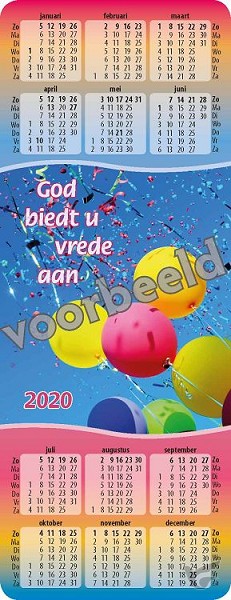 Productafbeelding: voorkant van Kalendertje 2025 set 10 (nettoprijs)