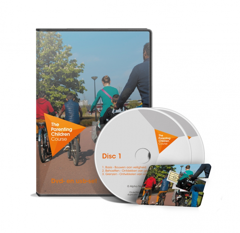 Productafbeelding: voorkant van Parenting Children Course dvd- en usb-set