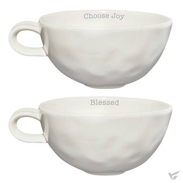 Productafbeelding: voorkant van Mug set Choose Joy/Blessed