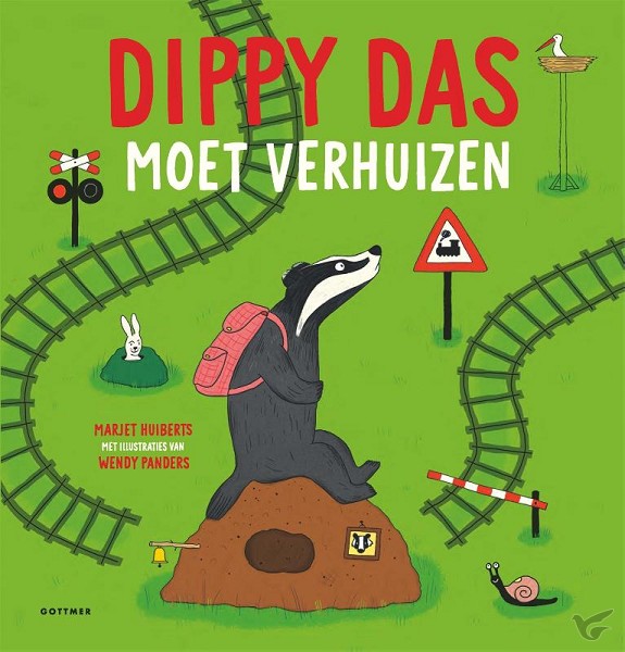 Productafbeelding: voorkant van Dippy das moet verhuizen